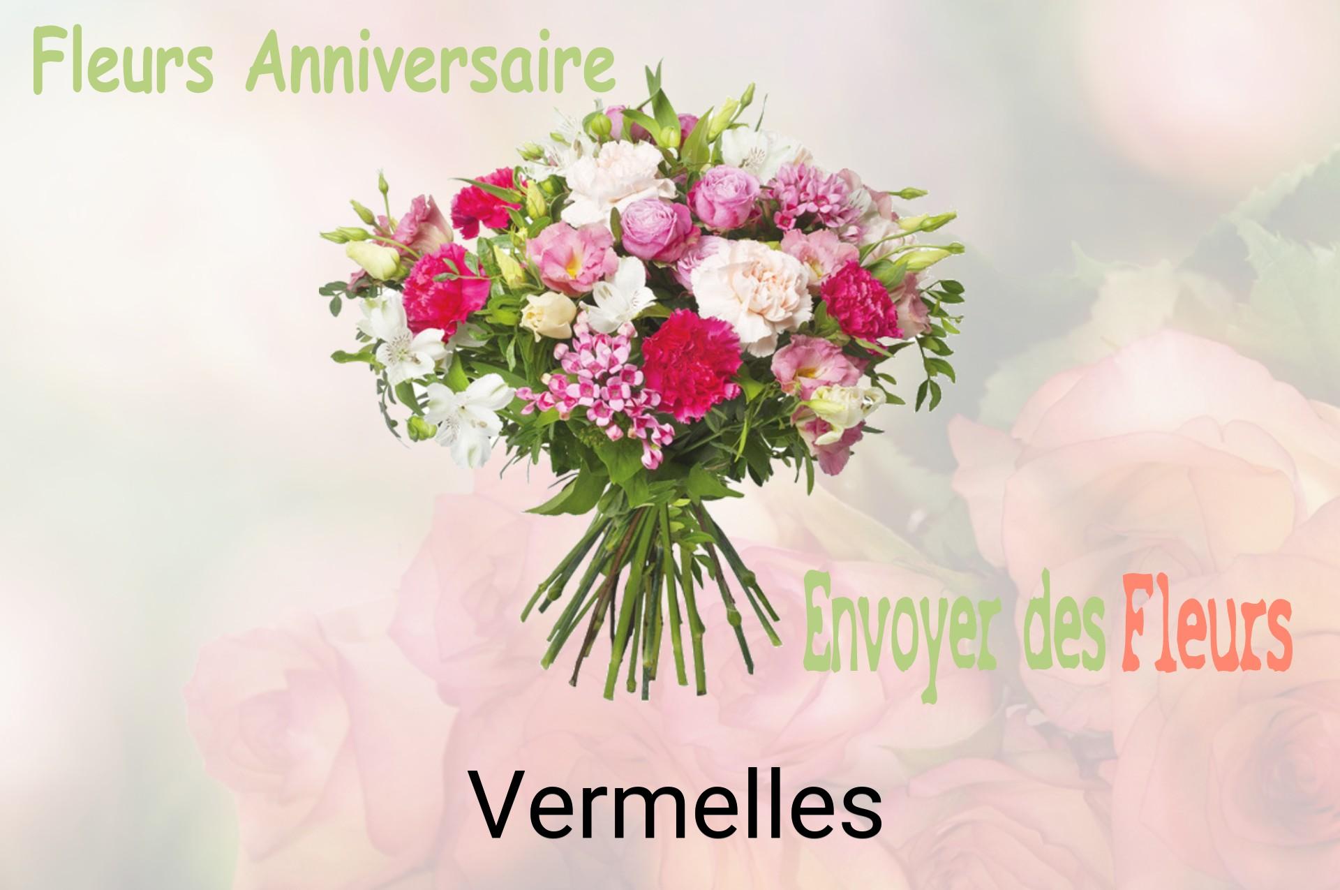 Bouquet de fleurs d’anniversaire livré à Vermelles