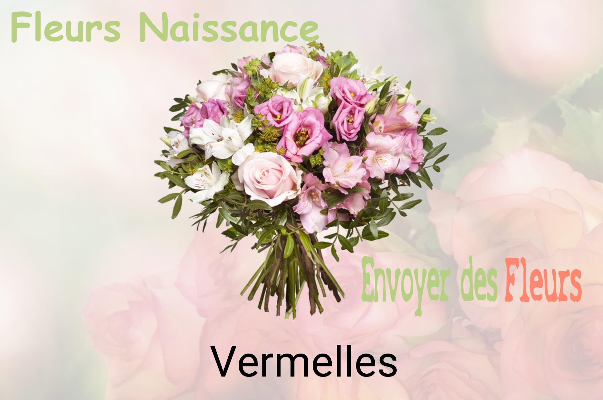 Bouquet de fleurs de naissance livré à Vermelles
