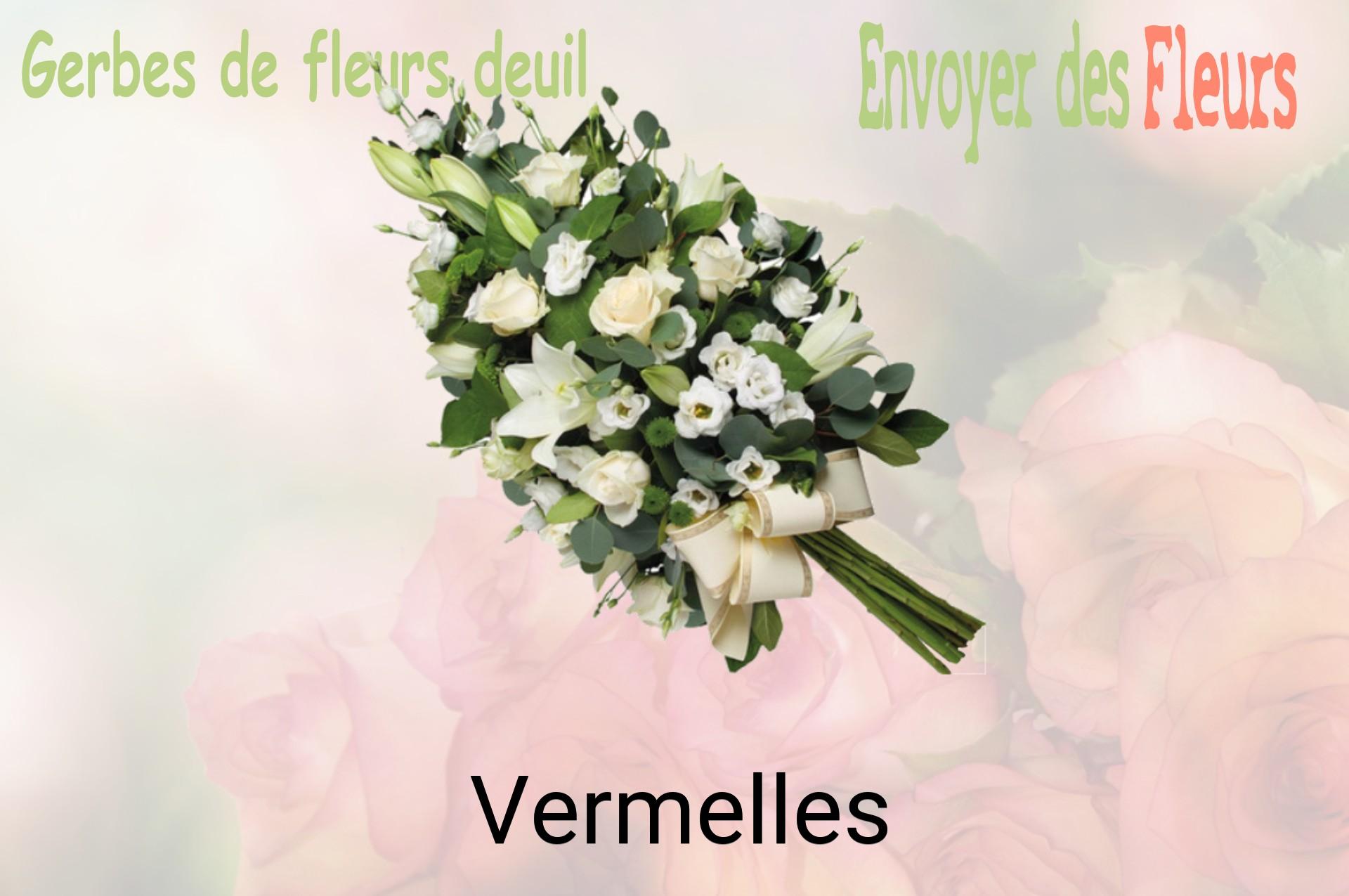 Gerbe de fleurs de deuil livrée à Vermelles